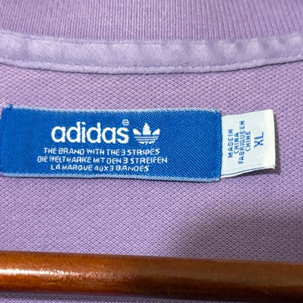 Adidas Men's short sleeve Polo in Lavender, size XL - Picture 2 of 8